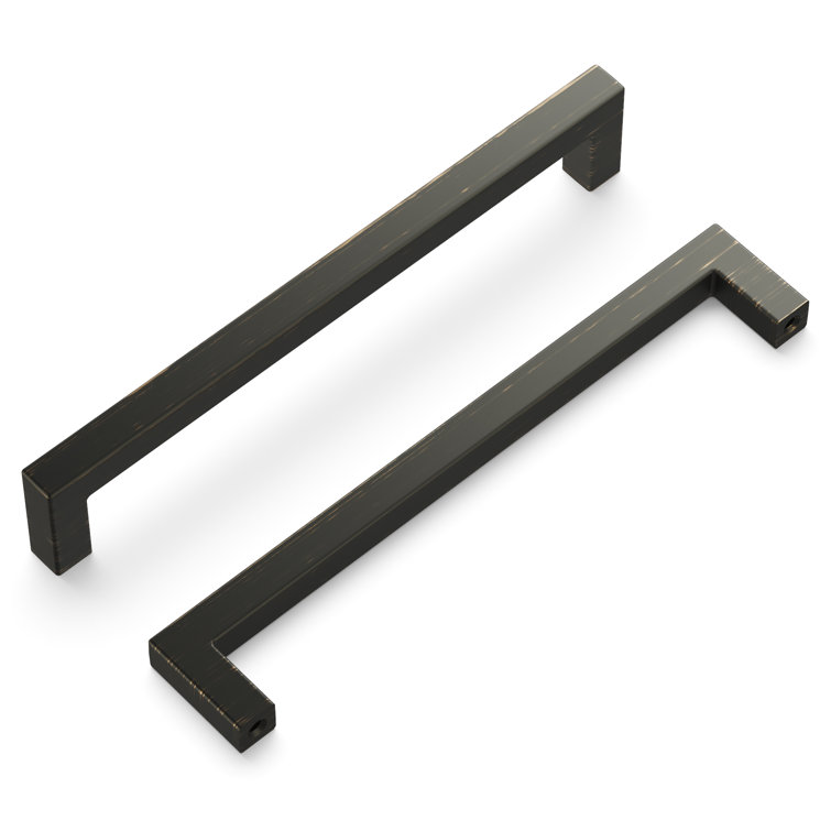 Skylight Vintage Bronze Rectangular Cabinet Pulls with Mounting Hardware