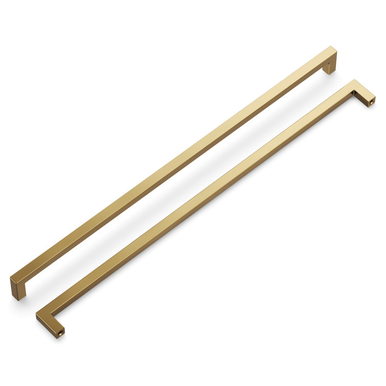 Champagne Bronze 18" Modern Cabinet Pulls with Mounting Hardware, 5-Pack