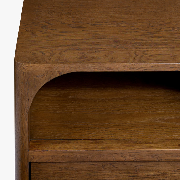 Walnut Double Dresser with Soft Close Drawers