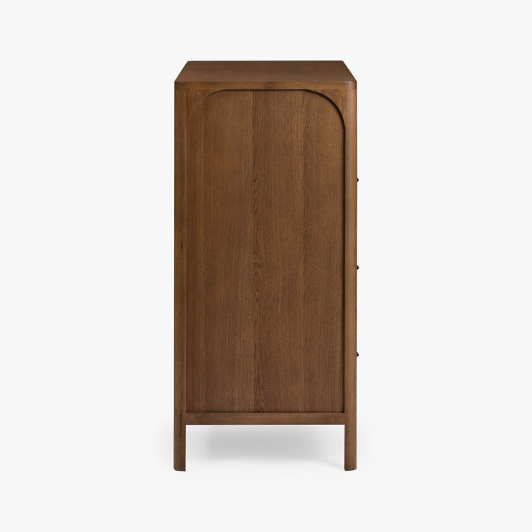 Walnut Double Dresser with Soft Close Drawers