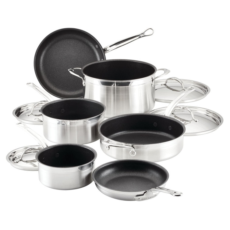 Hestan ProBond Stainless Steel Nonstick 10-Piece Cookware Set