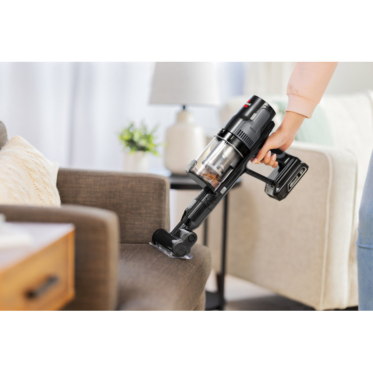 Black Convertible Stick Vacuum with Removable Battery