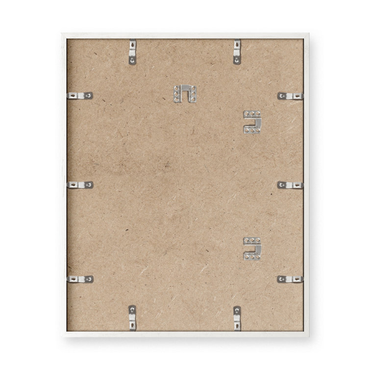 White 16x20 Oak Wood Gallery Wall Frame Set
