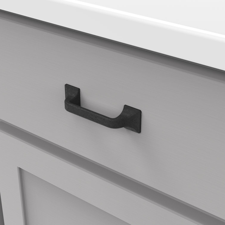 Forge Black Iron 3" Cabinet Pulls with Mounting Hardware