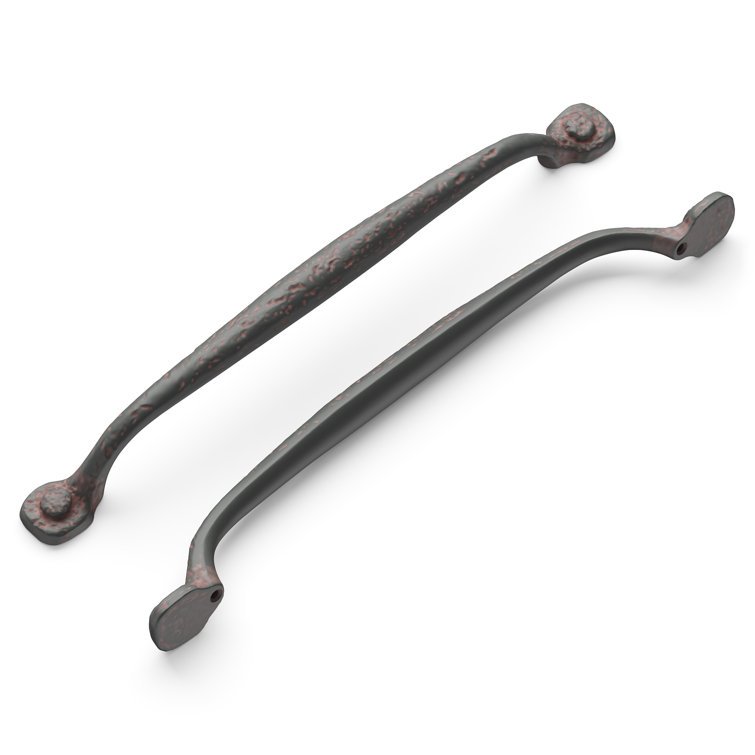 Refined Rustic Matte Black Iron Cabinet Bar Pull Handle