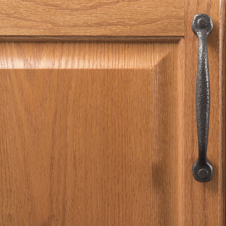 Refined Rustic Black Iron 12" Appliance Pull Handle