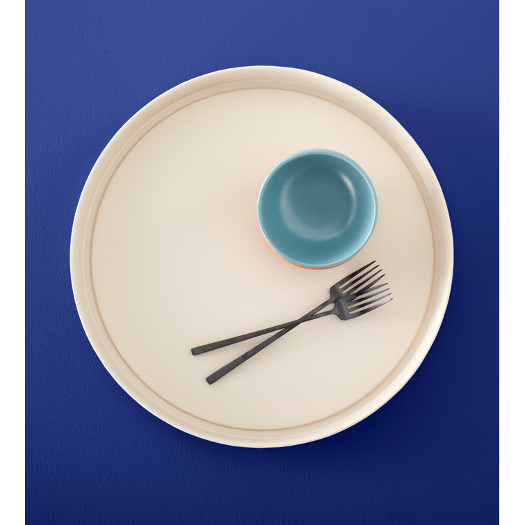 Moonbeam Round Ceramic Serving Platter