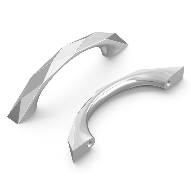 Karat Chrome 3" Modern Industrial Cabinet Pulls