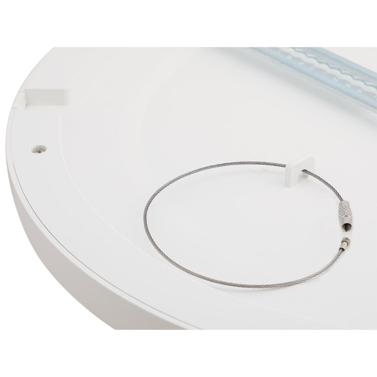 White Acrylic LED Indoor/Outdoor Flush Mount Light