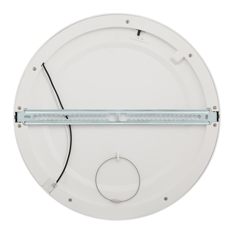 White Acrylic LED Indoor/Outdoor Flush Mount Light