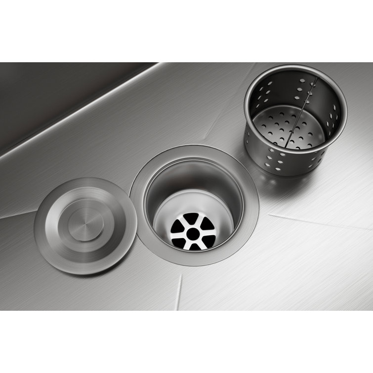 Modern Rectangular Stainless Steel Undermount Kitchen Sink
