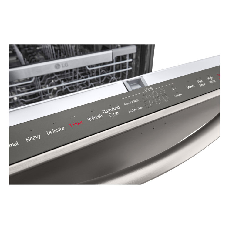 LG LDTH7972D Smart Top Control Dishwasher With 1-Hour Wash & Dry, Quadwash Pro, Truesteam And Dynamic Heat Dry