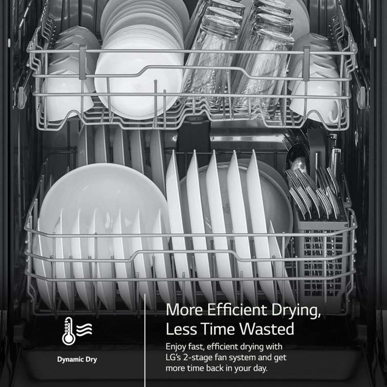 24'' Stainless Steel Front Control Dishwasher with Dynamic Dry