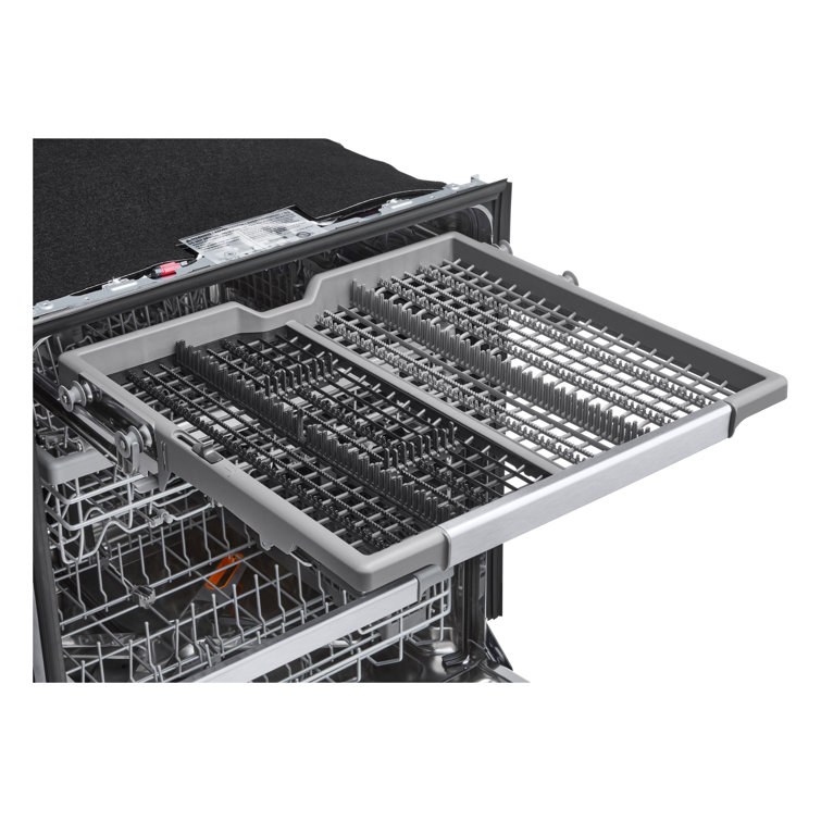 Elegant 24" Smart Dishwasher with QuadWash & TrueSteam, Stainless Steel