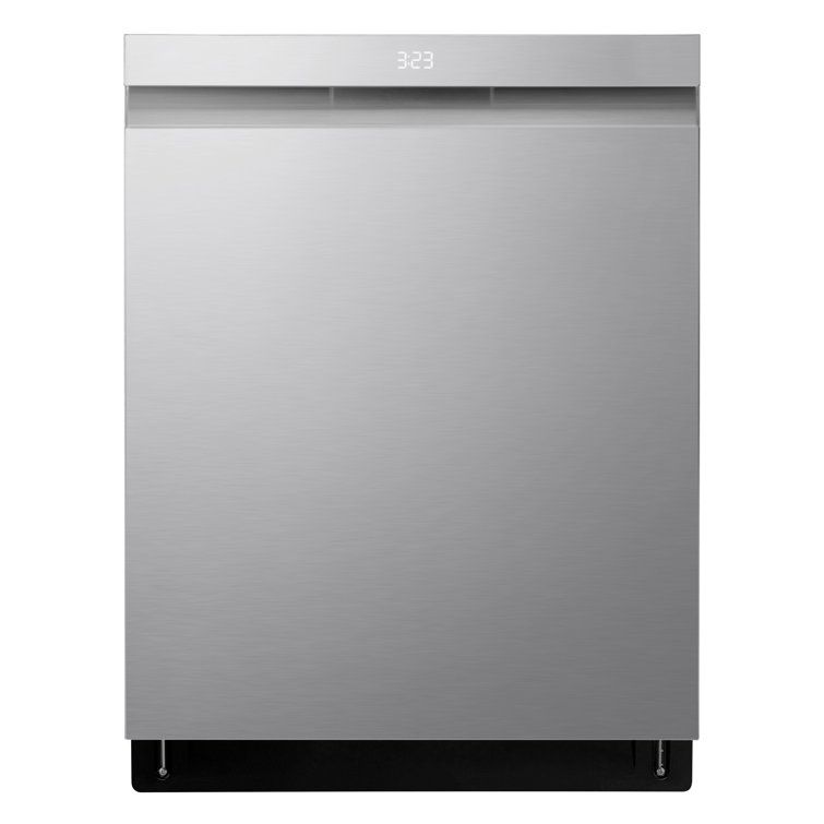 Elegant 24" Smart Dishwasher with QuadWash & TrueSteam, Stainless Steel