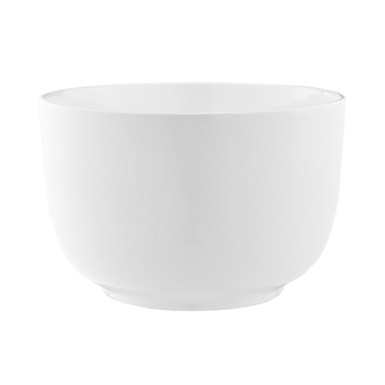 Calice 15'' White Ceramic Round Vessel Sink