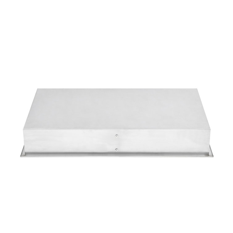 Voltaire Matte Chrome Stainless Steel Double Shelf Wall Niche