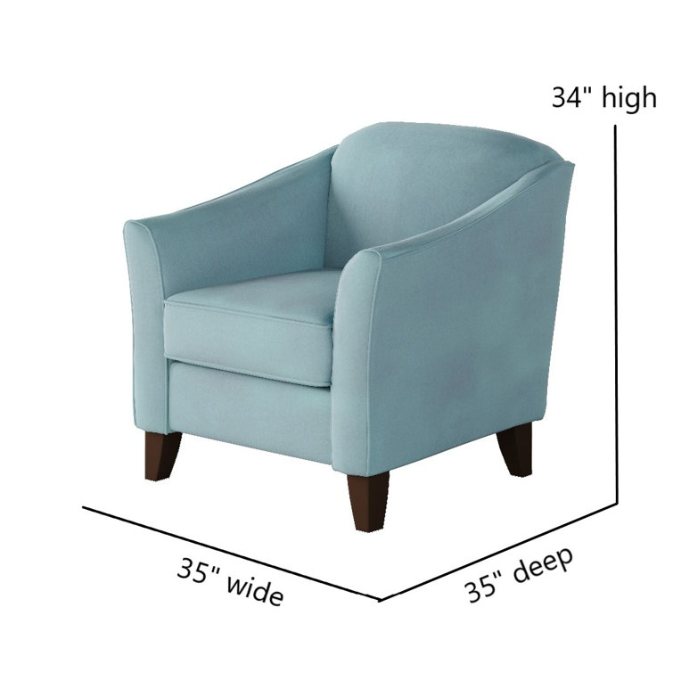 Bella Skylight Upholstered Accent Chair with Manufactured Wood Frame