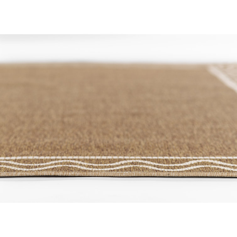 Natural Diamond Pattern Synthetic Rectangular Rug 2 ft x 3 ft