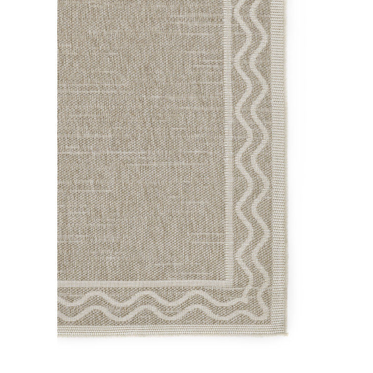 Gray Diamond Pattern Rectangular Wool Blend Rug