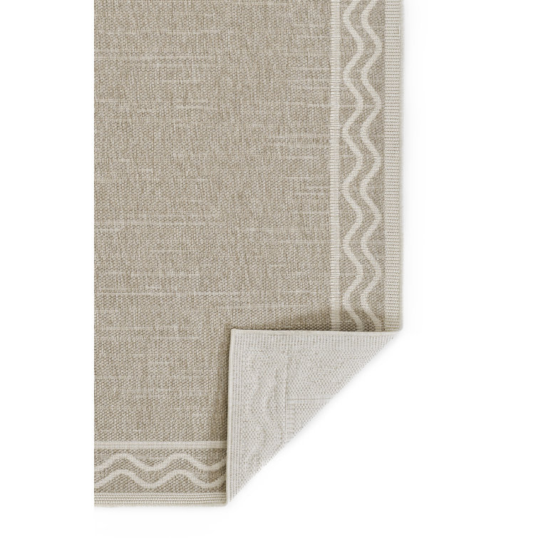 Gray Diamond Pattern Rectangular Wool Blend Rug