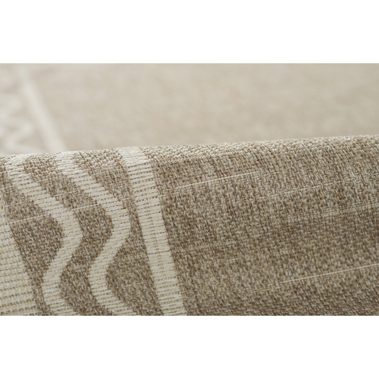 Gray Diamond Pattern Rectangular Wool Blend Rug