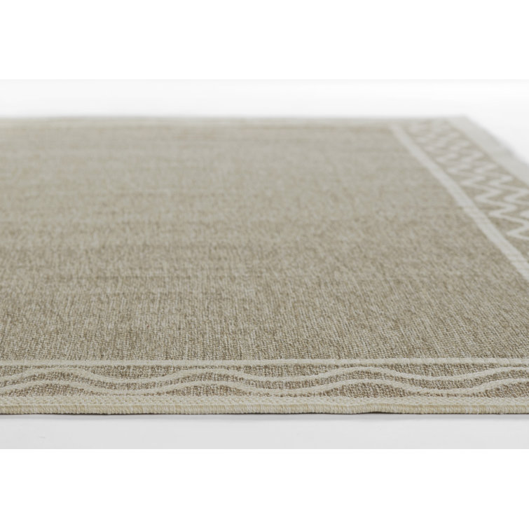 Gray Diamond Pattern Rectangular Wool Blend Rug