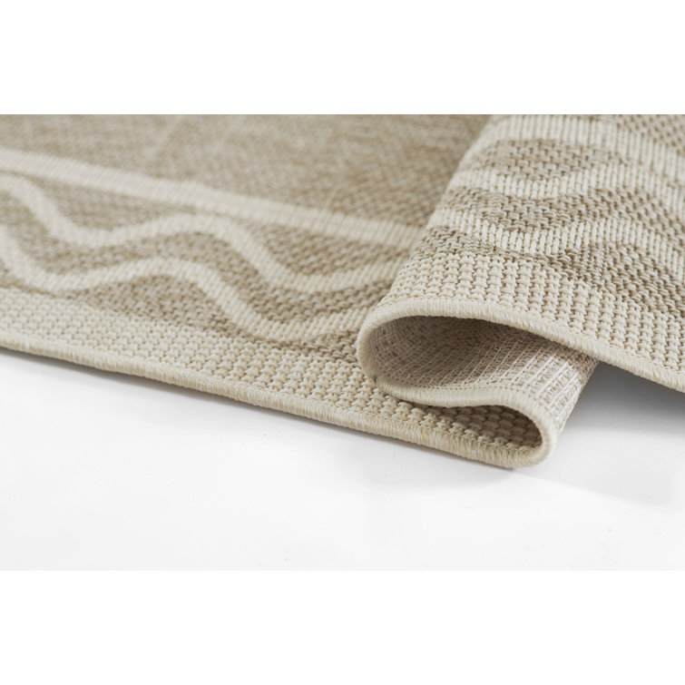 Gray Diamond Pattern Rectangular Wool Blend Rug