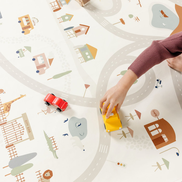 Uptown Print Leather Play Mat 54" Square