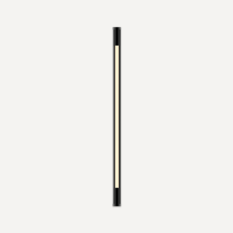 Matte Black Polished Nickel 36" Dimmable LED Wall Sconce