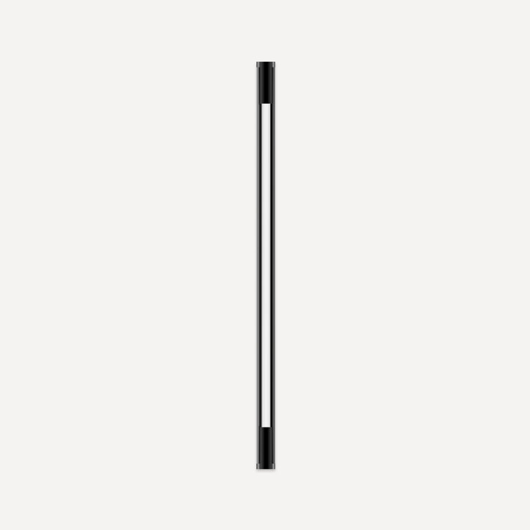 Matte Black Polished Nickel 36" Dimmable LED Wall Sconce