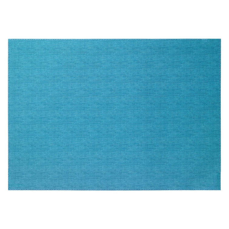 Turquoise Vinyl Rectangle Placemat Set