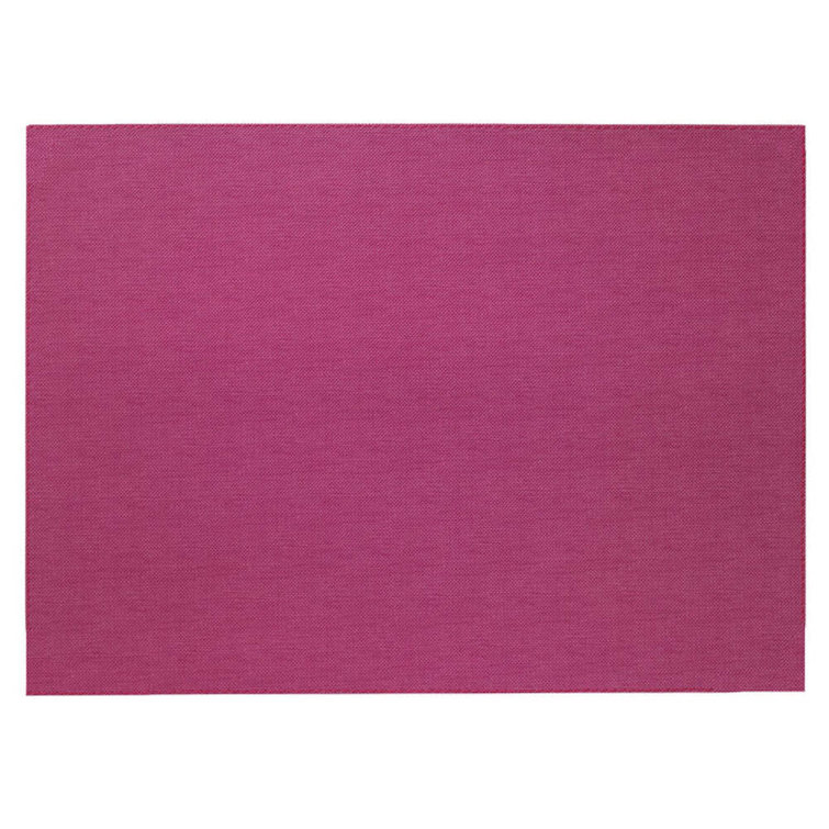 Turquoise Vinyl Rectangle Placemat Set