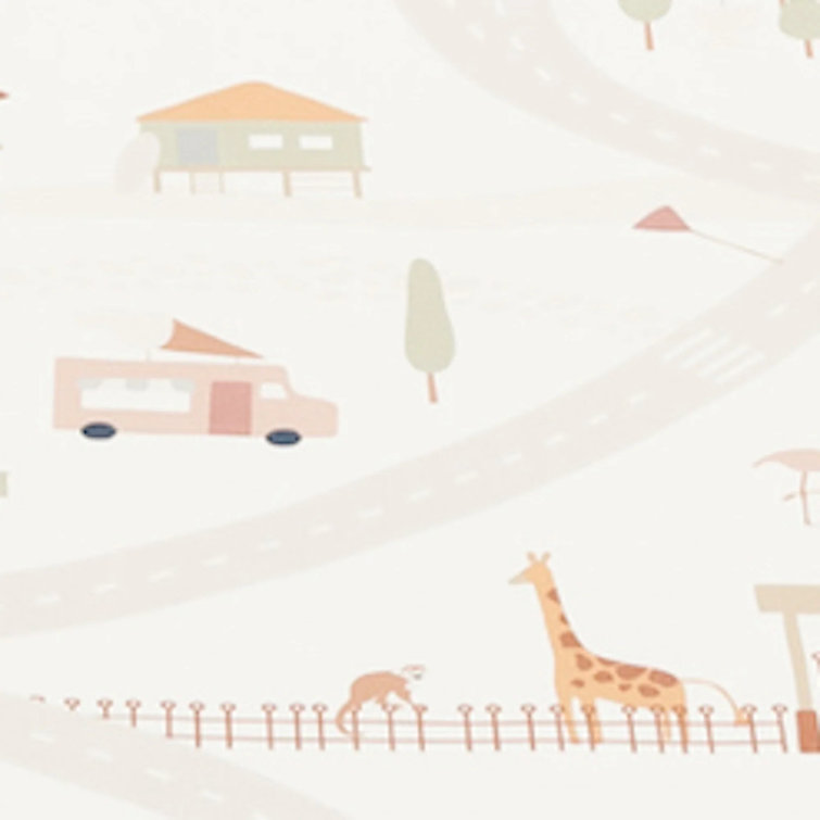 Uptown Print Leather Play Mat 54" Square