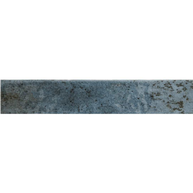 Ibiza 2" x 10" Blue Glossy Ceramic Subway Tile