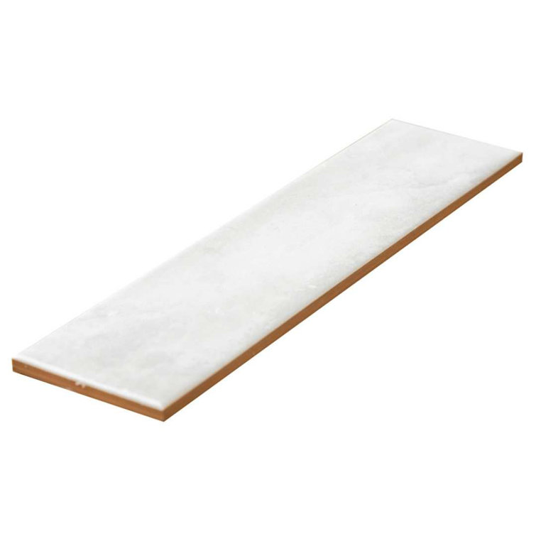 Avila White 3" x 12" Glossy Ceramic Subway Wall Tile