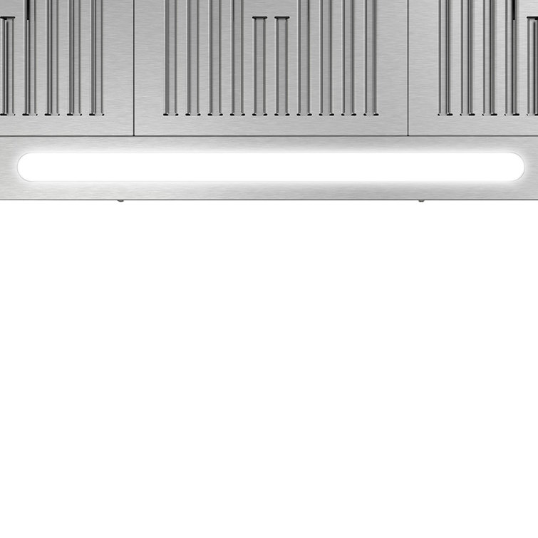 Streamline 36-Inch Stainless Steel Ductless Insert Range Hood with LED Light