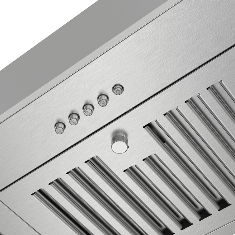 Streamline 36-Inch Stainless Steel Ductless Insert Range Hood with LED Light