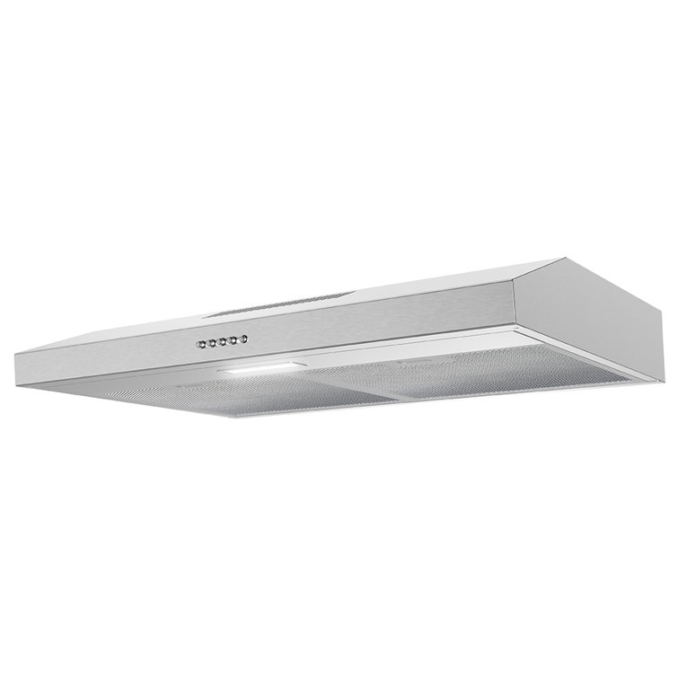 Streamline 30-Inch Stainless Steel Under Cabinet Range Hood with Charcoal Filter