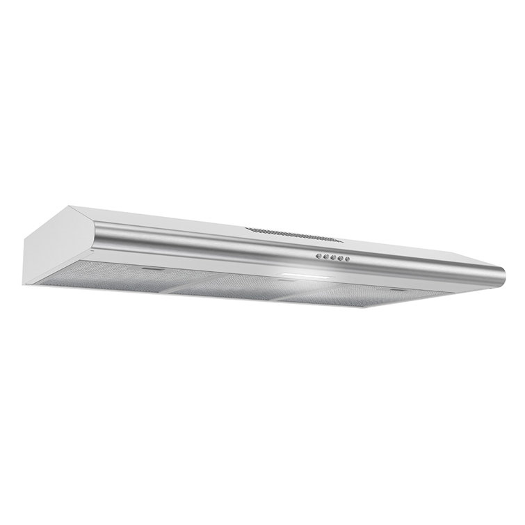 Streamline 36" Stainless Steel Under Cabinet Range Hood with Charcoal Filter