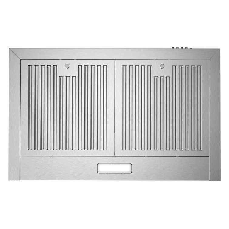 Streamline 30-Inch Stainless Steel Wall Mounted Range Hood with Charcoal Filter