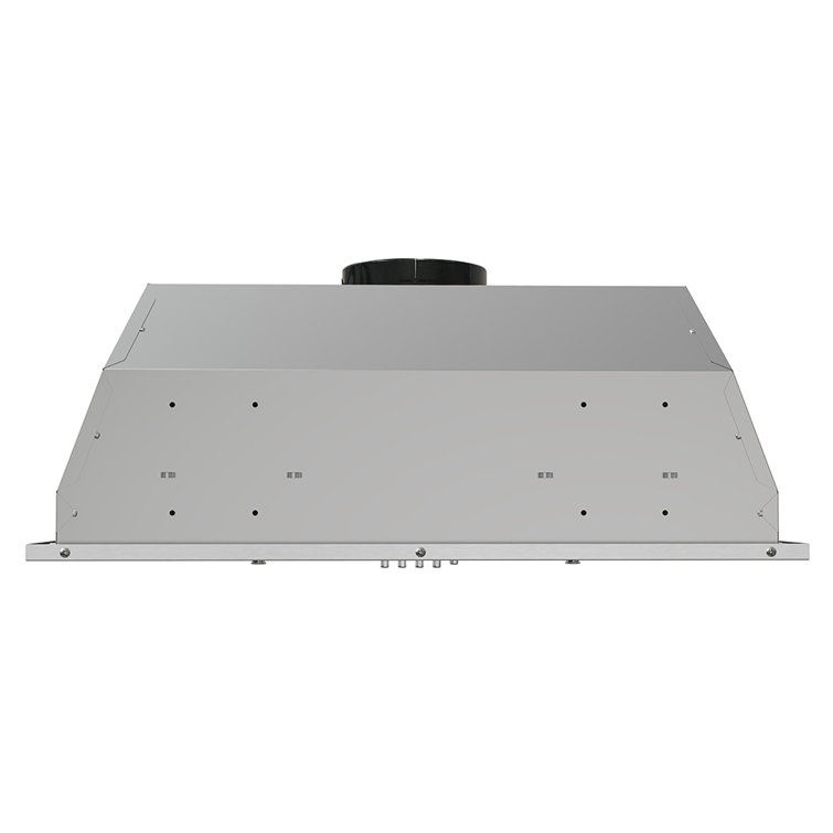 Streamline 28-inch Brushed Stainless Steel Insert Range Hood with Charcoal Filter