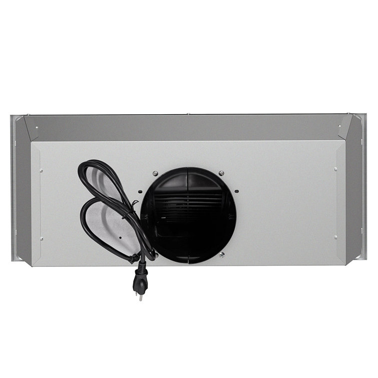 Streamline 28-inch Brushed Stainless Steel Insert Range Hood with Charcoal Filter