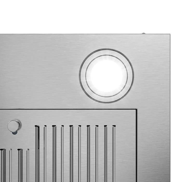 Streamline 28-inch Brushed Stainless Steel Insert Range Hood with Charcoal Filter