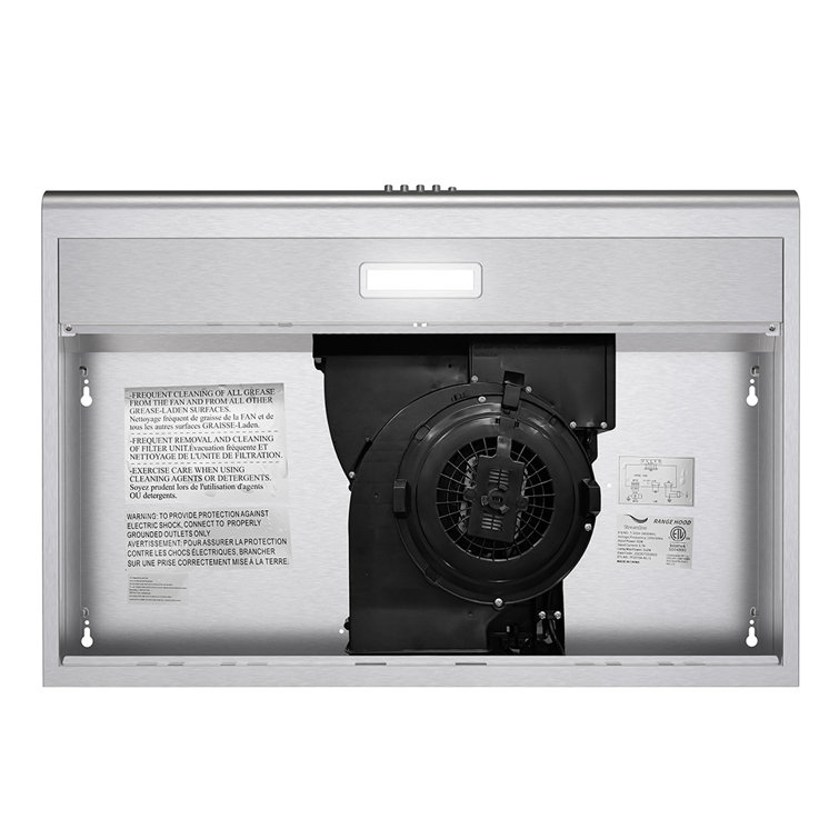 Streamline 30-Inch Stainless Steel Convertible Under Cabinet Range Hood