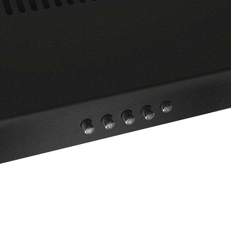 Streamline 30" Black Stainless Steel Under Cabinet Range Hood with LED Light