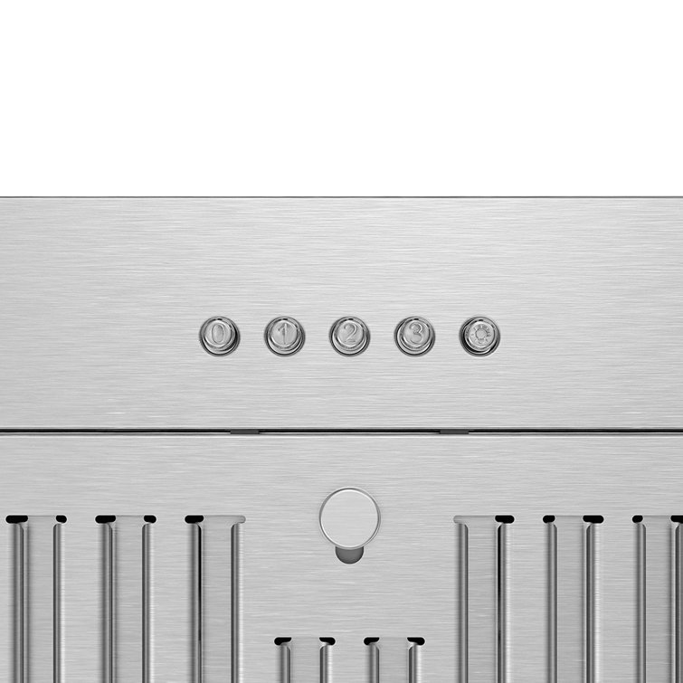 Streamline 36-Inch Stainless Steel Ductless Insert Range Hood with LED Light