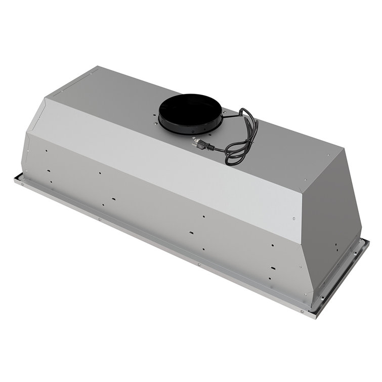 Streamline 36-Inch Stainless Steel Ductless Insert Range Hood with LED Light