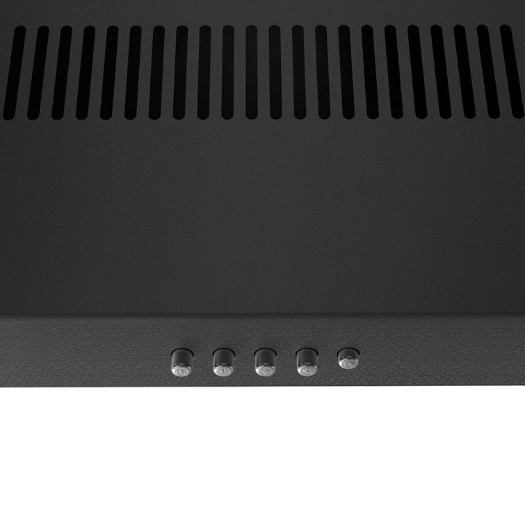 Streamline 30" Black Stainless Steel Under Cabinet Range Hood with LED Light