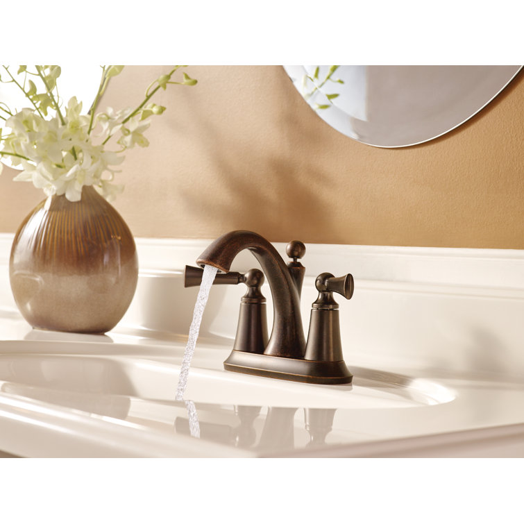 Classic Distressed Bronze 4" Centerset Bathroom Faucet